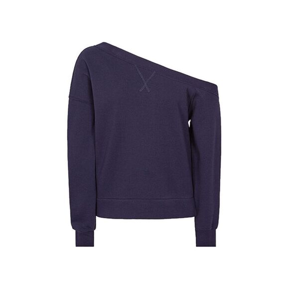 Reiss Poppy Off-the-Shoulder Sweatshirt - Picture 1 of 5